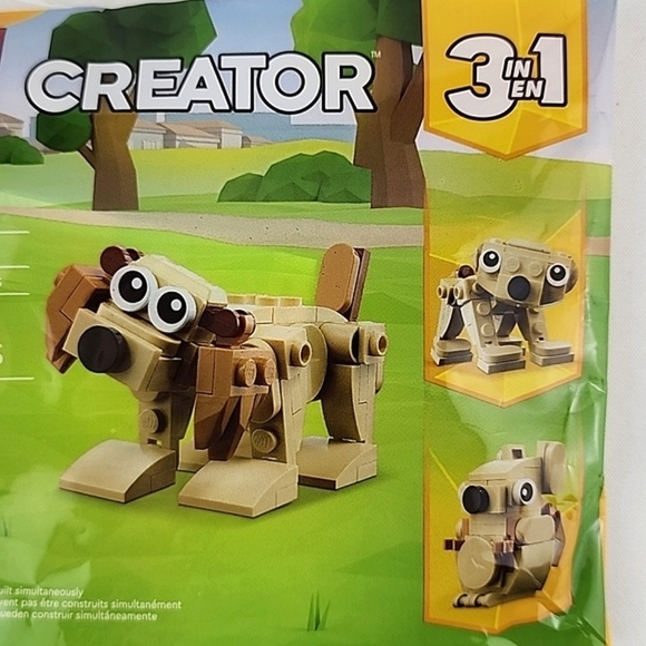 LEGO 2 Sets Creators 6+ Yrs Dog 30666 Penguin Elephant 30667 - Picture 4 of 10